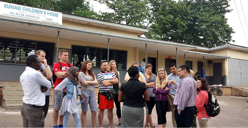University of Utah Students visit to Kumasi Children's Home